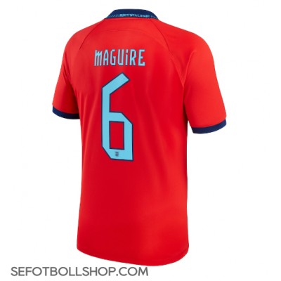 Billiga England Harry Maguire #6 Borta fotbollskläder VM 2022 Kortärmad